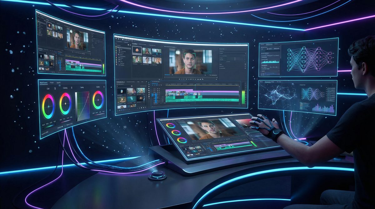 黑丝AI视频编辑工作台