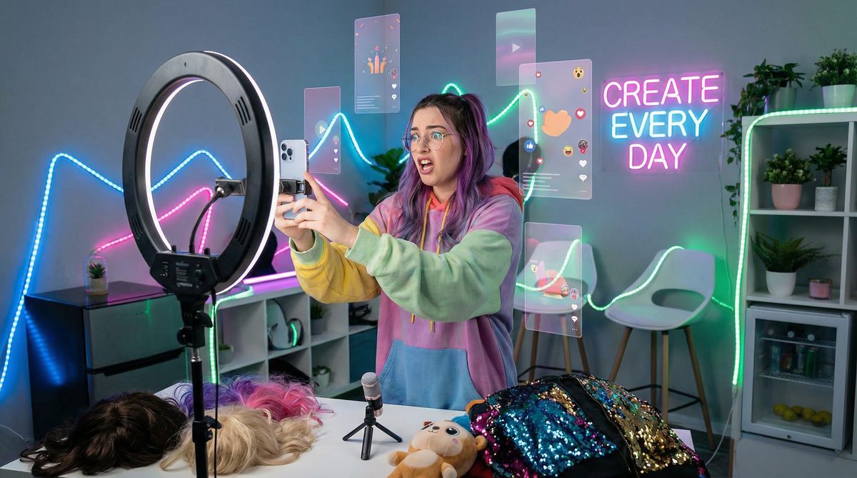 黑丝创意短视频制作